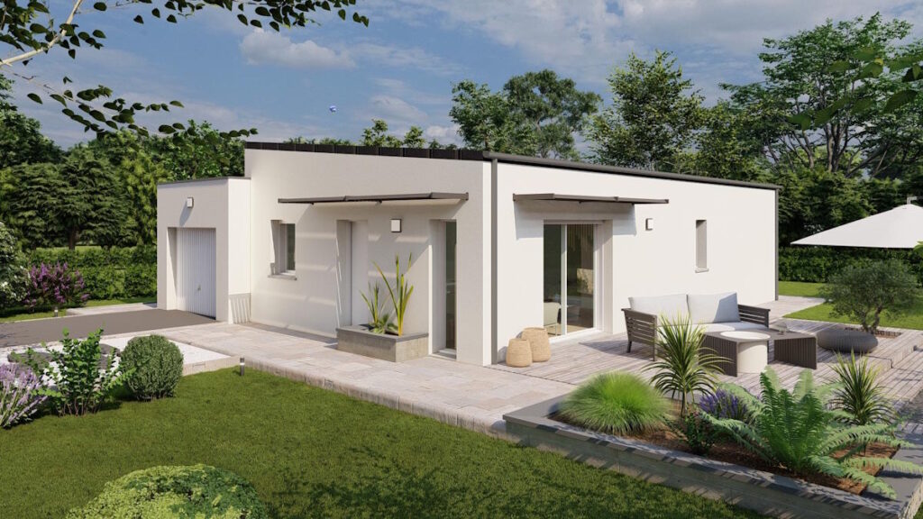 Maison Plain pied PMR 3 chambres 71 m²