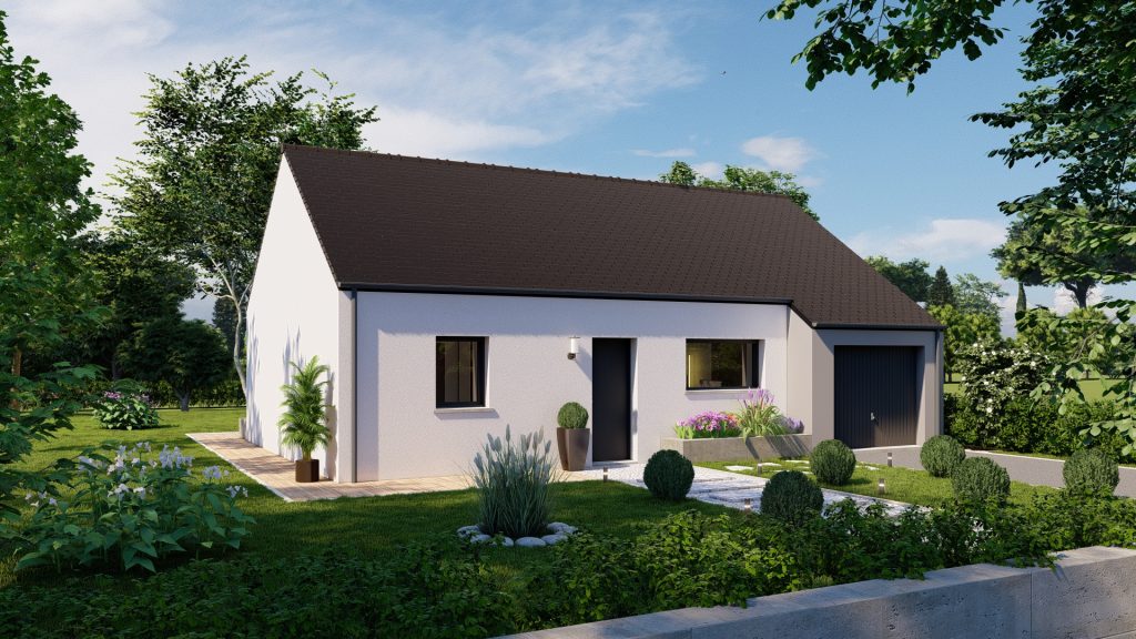 maison neuve moderne