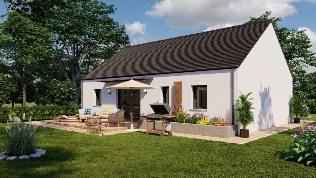 visuel arrière maison