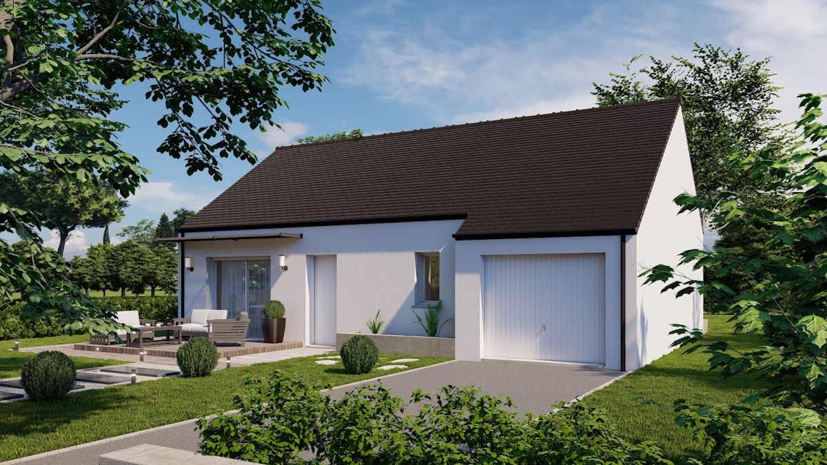 Plain pied PMR 2 chambres