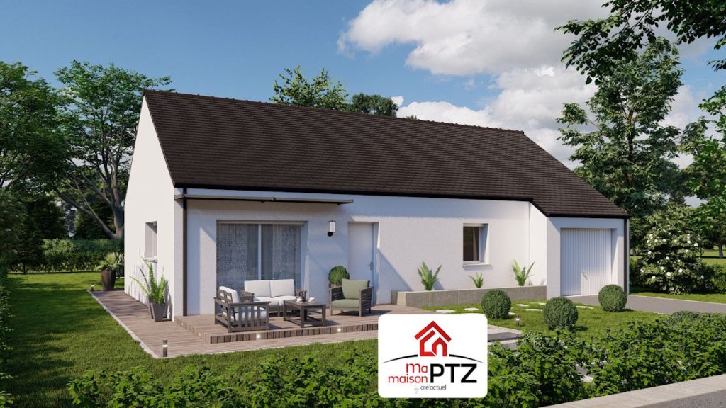 Plain pied 3 chambres 77 m²