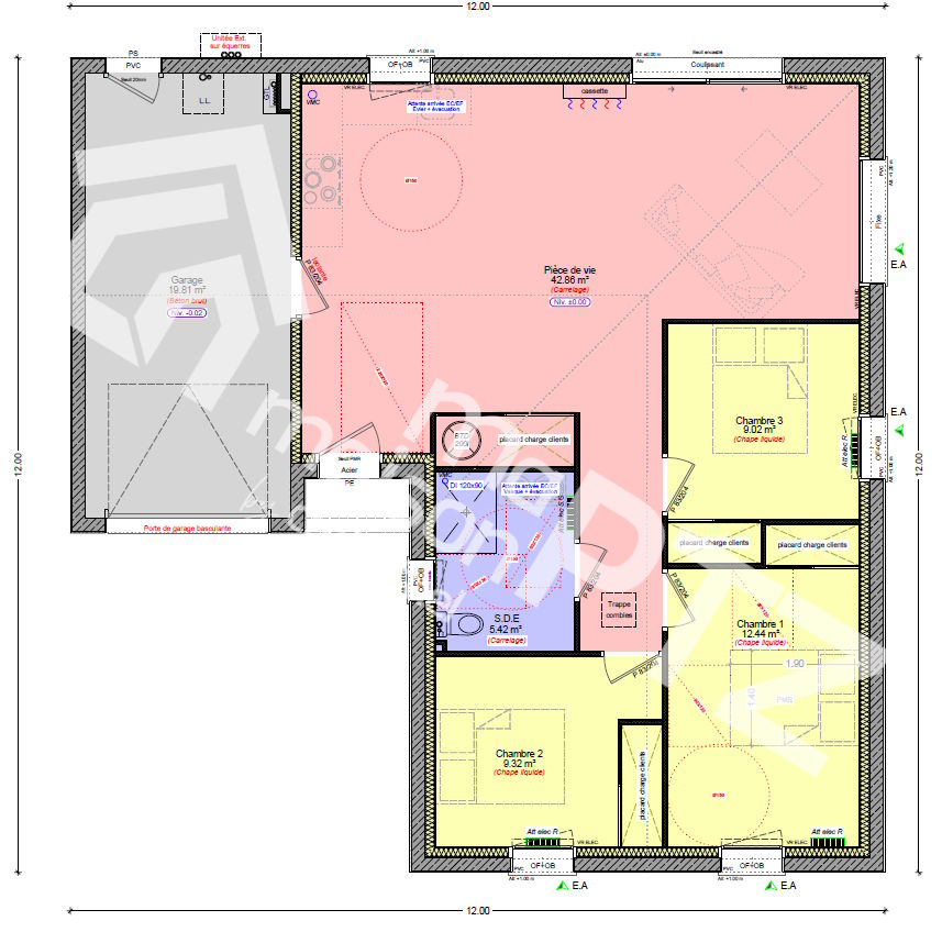 Plan Idea 79m2